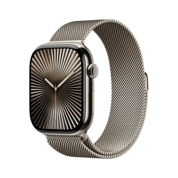 Apple Watch Series 10 46mm Titanium Milanese Loop – Apple Watch Series 10 Titanium