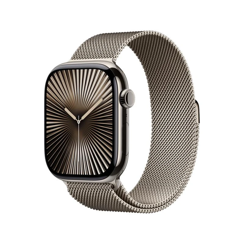 Apple Watch Series 10 46mm Titanium Milanese Loop – Apple Watch Series 10 Titanium