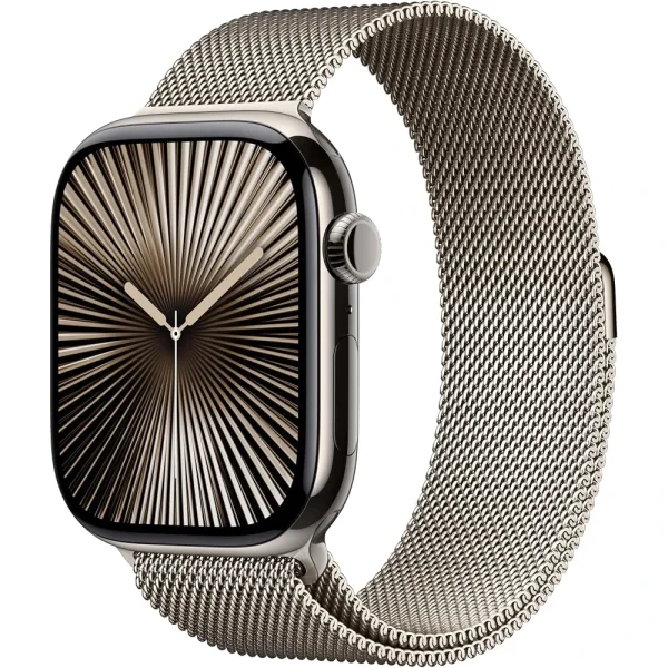 Apple Watch Series 10 46mm Titanium Milanese Loop – Apple Watch Series 10 Titanium