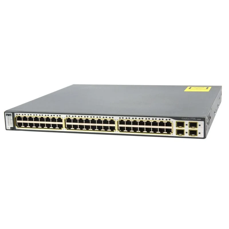 Cisco Catalyst 3750G 48-Port Gigabit Switch rear view