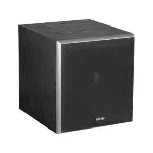 Front-firing 8 inch long-throw woofer driver on Edifier T5 Subwoofer
