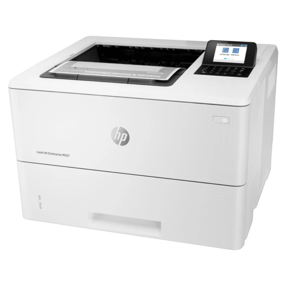 HP LaserJet Enterprise M507dn paper tray detail