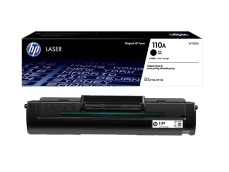 HP 110A Black Original Laser Toner Cartridge (W1112A) – 1500 Pages – Original Laser Toner