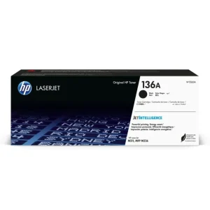 HP 136A Black Original LaserJet Toner Cartridge (W1360A) – 1150 Pages – LaserJet Toner Cartridge