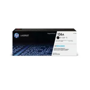 HP 136A Black Original LaserJet Toner Cartridge (W1360A) – 1150 Pages