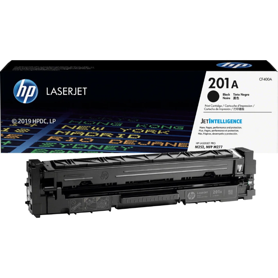 HP 201A Original LaserJet Toner Cartridge Set – 4-Color CMYK Pack