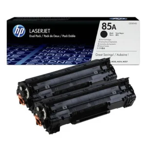 HP 85A 2-Pack Black Original Toner Cartridges (CE285AD) – 3200 Pages Total – Original Toner