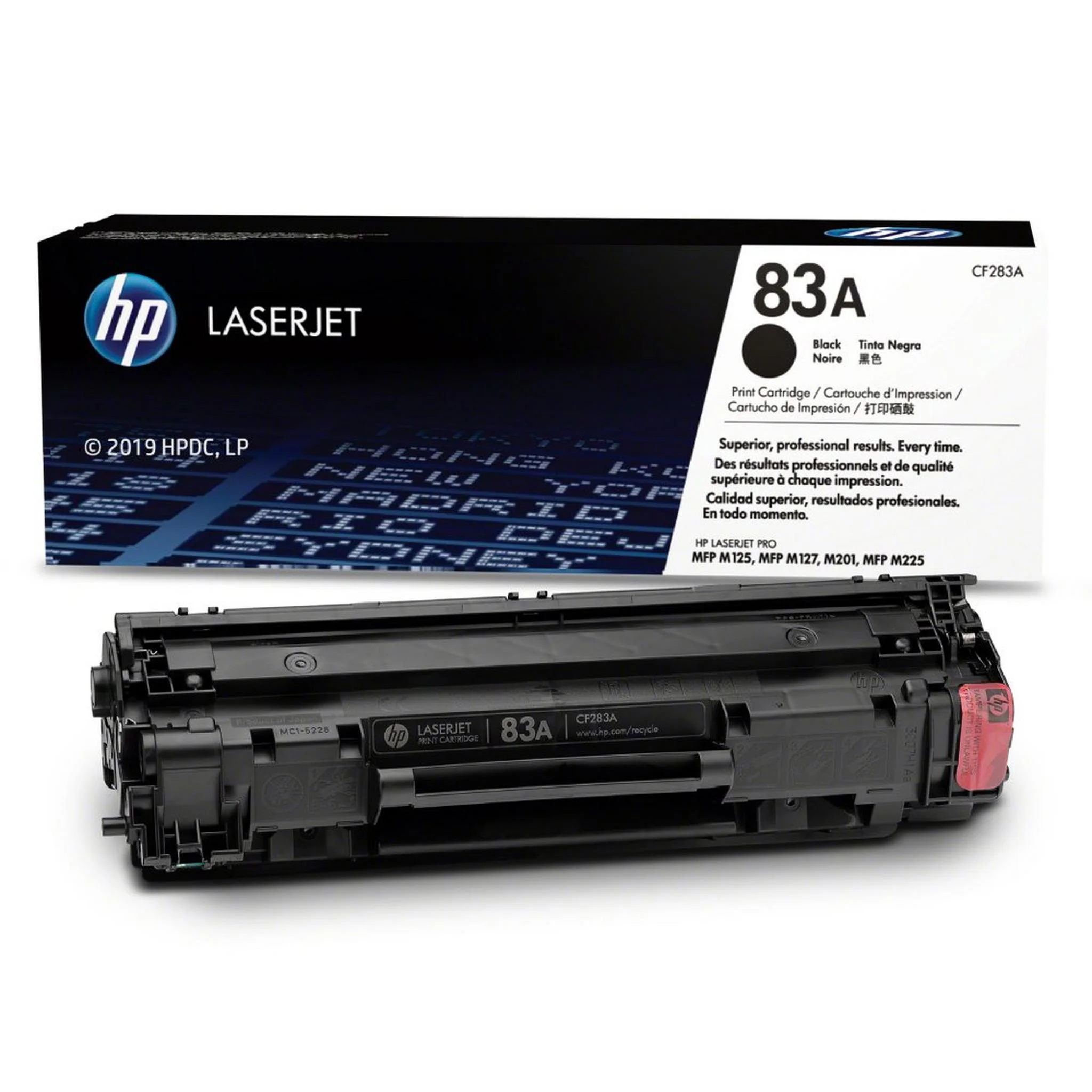 HP 83A Black LaserJet Original Toner Cartridge (CF283AB) – 1500 Pages