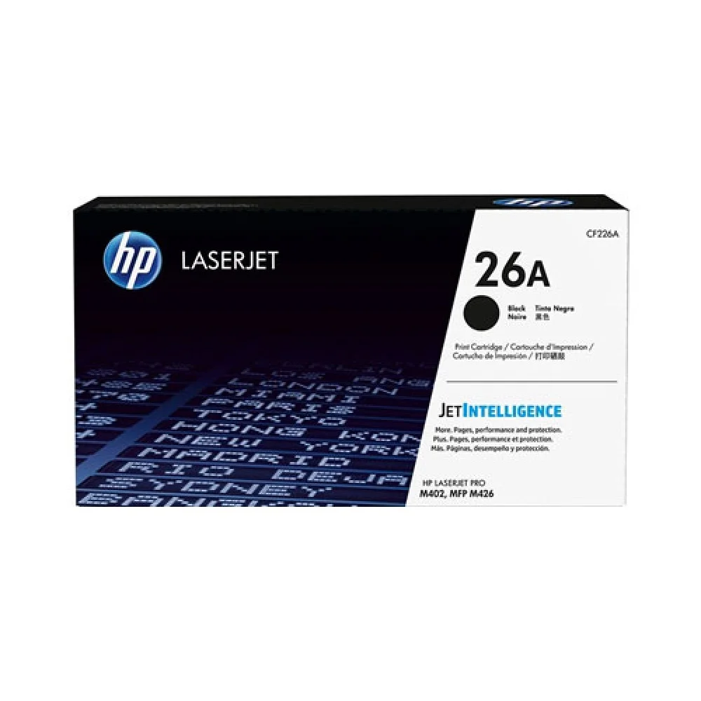 HP 26A Black Original LaserJet Toner Cartridge – LaserJet Toner