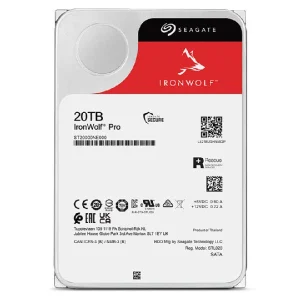 Seagate IronWolf Pro 20TB NAS hard drive 7200 RPM CMR