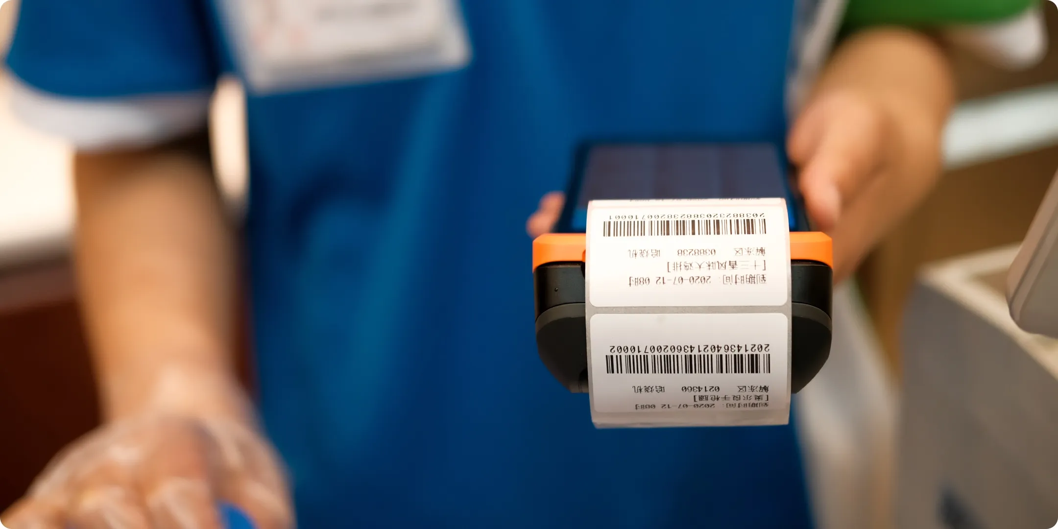 Sunmi V2S Refurbished scanning barcode and printing label